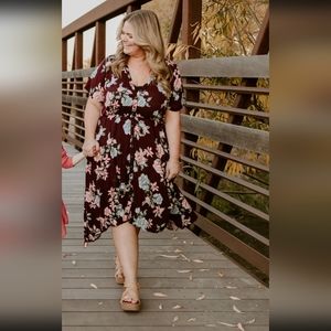 Torrid floral dress